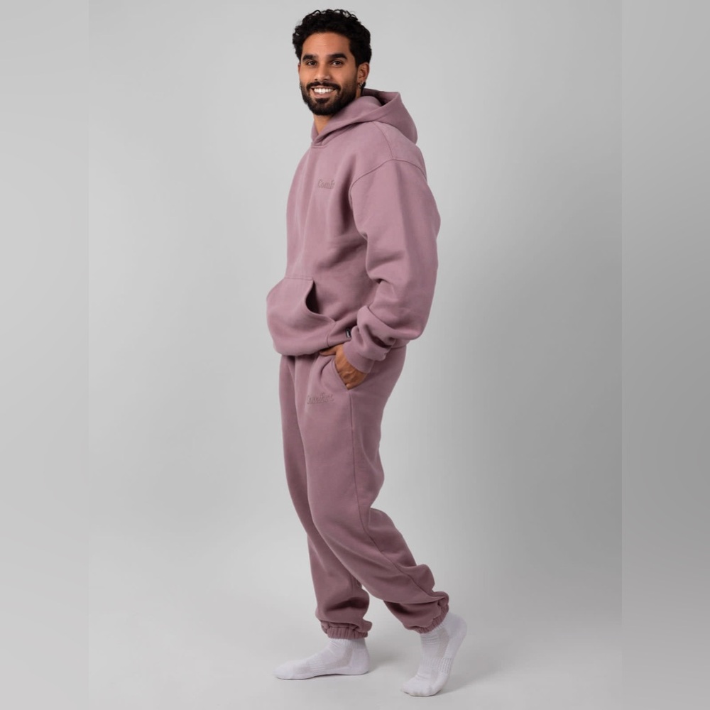 Comfrt Minimalist Sweatpants in Orchid Size 2X Loungewear Athleisure Plus Size - Picture 3 of 9